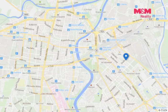 Prodej bytu 2+kk, Plzeň - Východní Předměstí, Guldenerova, 39 m2