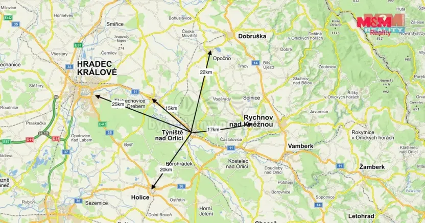 Pronájem bytu 2+1, Týniště nad Orlicí, Družstevní, 57 m2