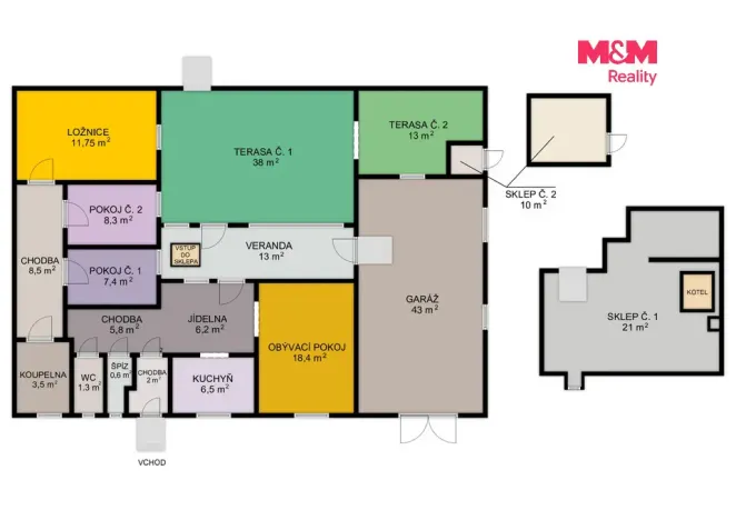 Prodej rodinného domu, Staré Město, 81 m2