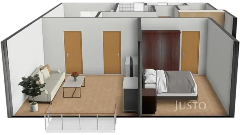 Pronájem bytu 2+1, Písek, Heritesova, 60 m2