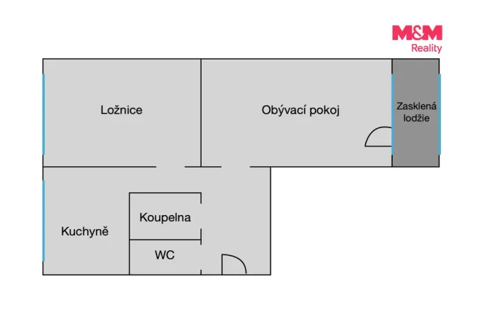 Prodej bytu 2+1, Karviná - Mizerov, tř. Těreškovové, 51 m2