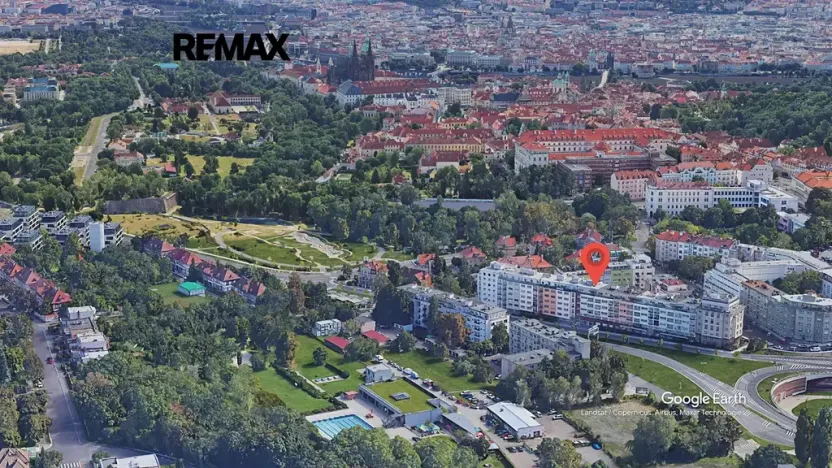 Pronájem bytu 1+kk, Praha - Střešovice, Za Hládkovem, 22 m2