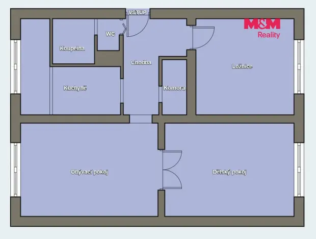 Prodej bytu 3+1, Klášterec nad Ohří, Školní, 64 m2