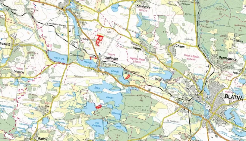 Prodej pole, Tchořovice, 87960 m2