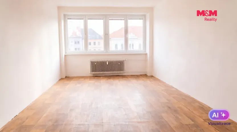 Prodej bytu 2+1, Louny, Mírové náměstí, 58 m2