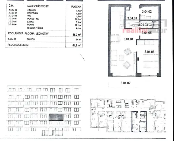 Pronájem bytu 2+kk, Brno, Střední, 67 m2