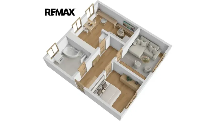 Prodej bytu 3+kk, Vikantice, 57 m2