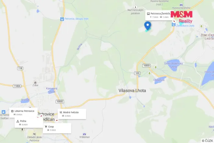 Prodej pole, Petrovice - Žemličkova Lhota, 4828 m2
