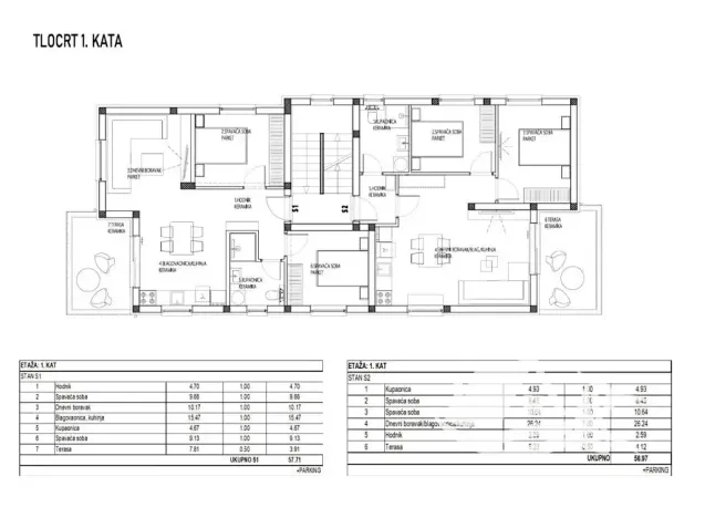 Prodej bytu 3+kk, Grebaštica, Chorvatsko, 52 m2