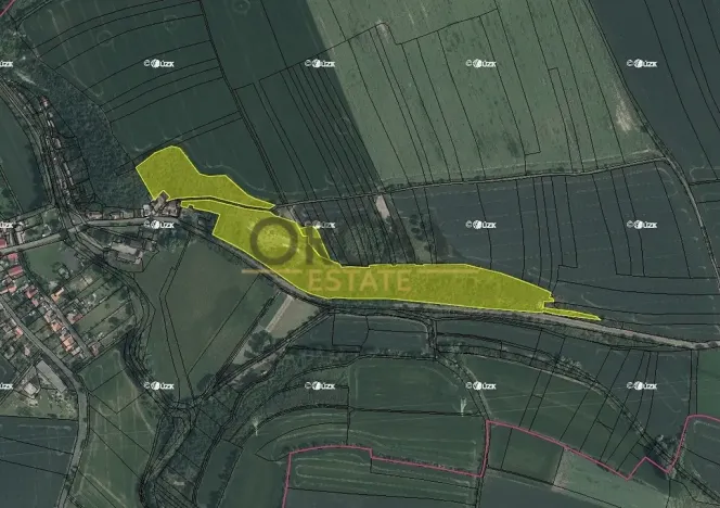 Prodej podílu pozemku, Hřivice, 2744 m2