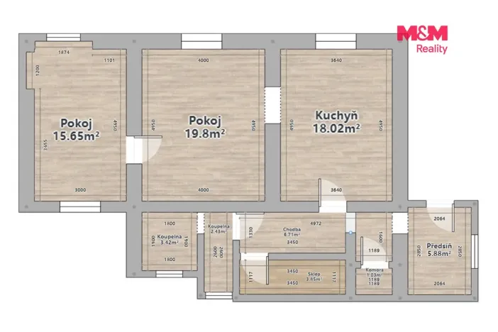 Pronájem rodinného domu, Spálené Poříčí, Jiráskova, 72 m2