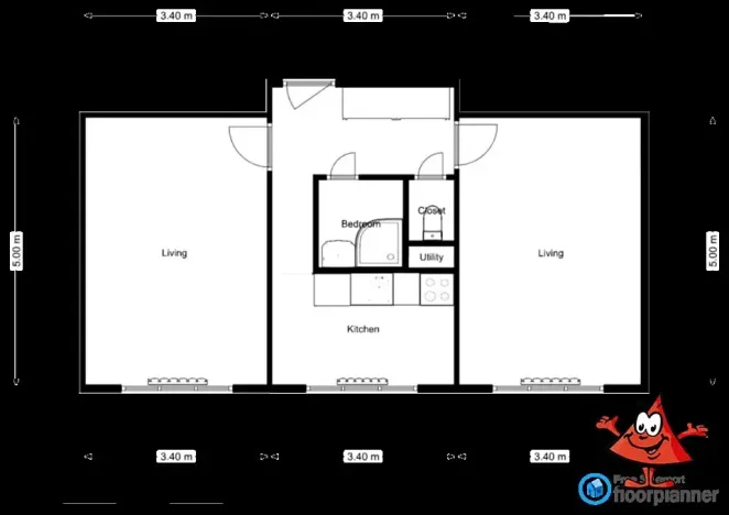 Pronájem bytu 2+1, Praha - Strašnice, Hostýnská, 51 m2