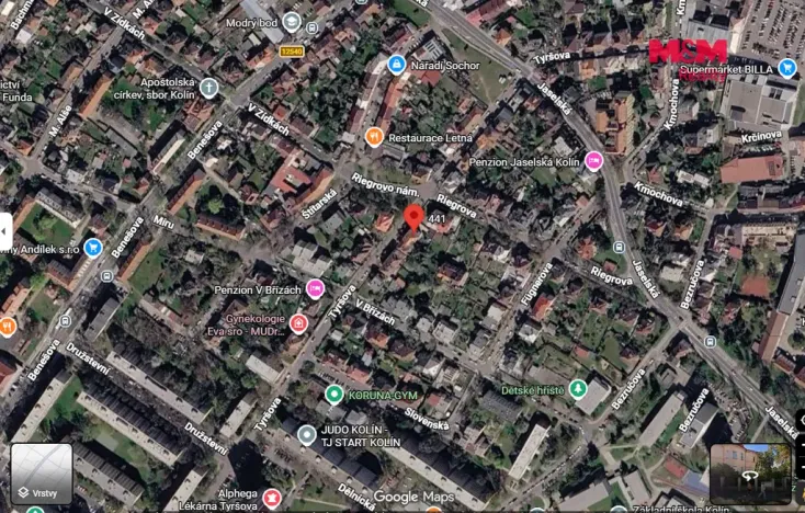 Pronájem bytu 2+kk, Kolín - Kolín II, Tyršova, 47 m2