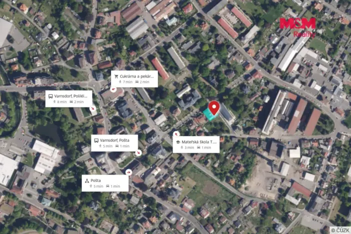 Prodej pozemku pro bydlení, Varnsdorf, T. G. Masaryka, 763 m2