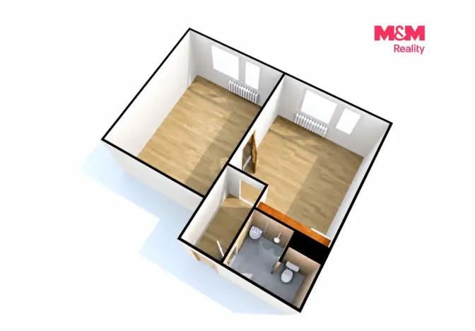 Prodej bytu 1+1, Děčín - Děčín VI-Letná, U Tvrze, 37 m2