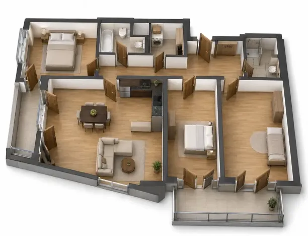 Prodej bytu 4+kk, Praha - Stodůlky, Toufarova, 88 m2