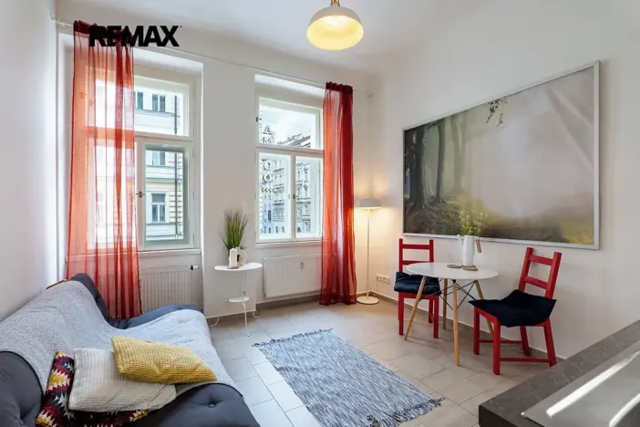 Pronájem bytu 2+kk, Praha - Nové Město, Legerova, 34 m2