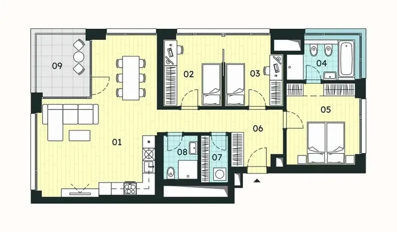 Prodej bytu 4+kk, Znojmo, 90 m2