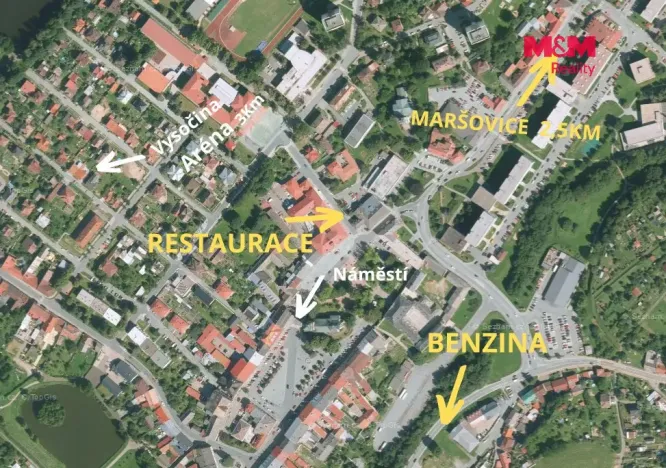 Pronájem restaurace, Nové Město na Moravě, Vratislavovo náměstí, 220 m2