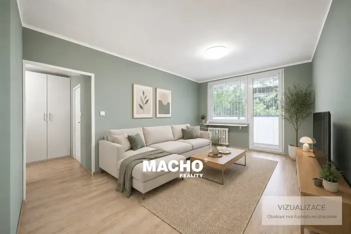 Pronájem bytu 2+kk, Praha - Michle, Bítovská, 45 m2