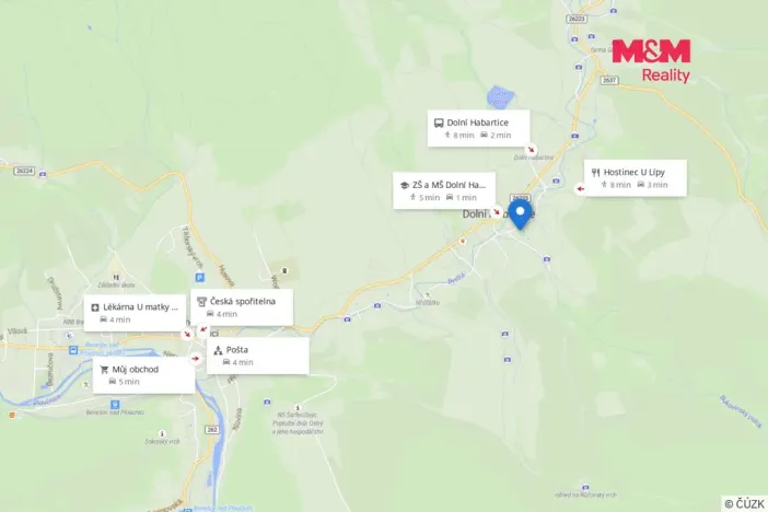 Prodej zahrady, Dolní Habartice, 404 m2
