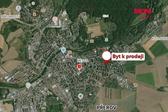 Prodej bytu 2+1, Přerov - Přerov I-Město, tř. Gen. Janouška, 56 m2