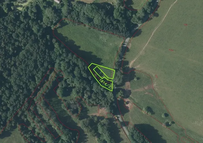 Prodej pozemku, Úterý - Vidžín, 1500 m2