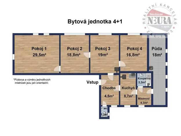 Prodej bytu 4+1, Praha - Košíře, V břízkách, 119 m2