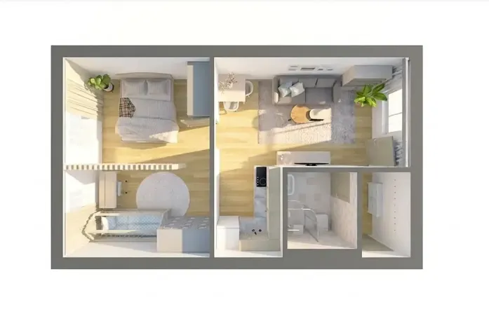 Prodej bytu 2+kk, Brno, Holzova, 41 m2