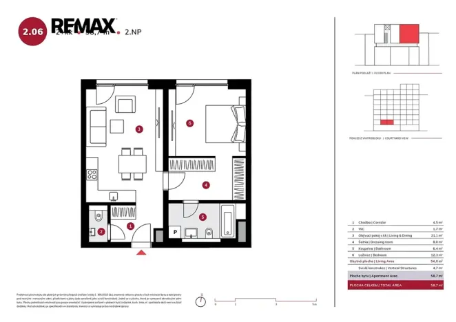 Prodej bytu 2+kk, Praha - Karlín, Sokolovská, 59 m2