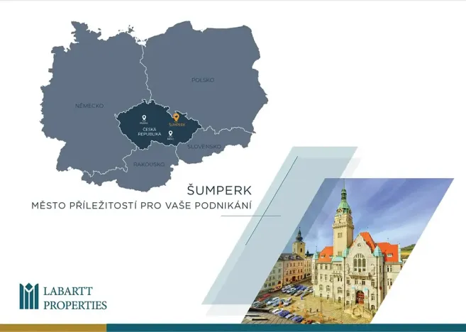Pronájem obchodního prostoru, Šumperk, 230 m2