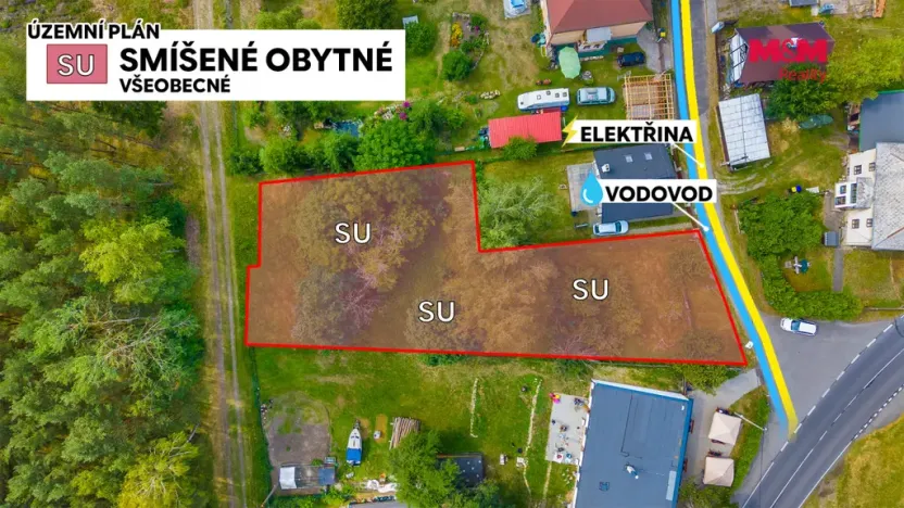 Prodej pozemku pro bydlení, Ralsko - Hradčany, 1263 m2