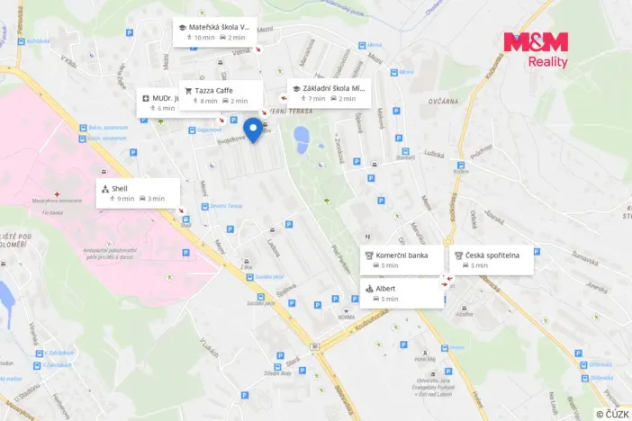 Pronájem bytu 2+1, Ústí nad Labem - Severní Terasa, Svojsíkova, 55 m2