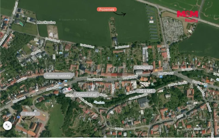 Prodej pozemku pro bydlení, Mostkovice, 3252 m2
