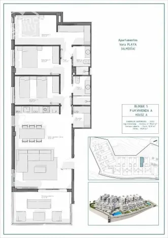 Prodej bytu 4+kk, Vera, Almería, Španělsko, 99 m2