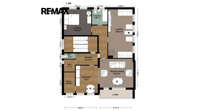 Prodej vícegeneračního domu, Veselí nad Lužnicí, K. H. Máchy, 350 m2