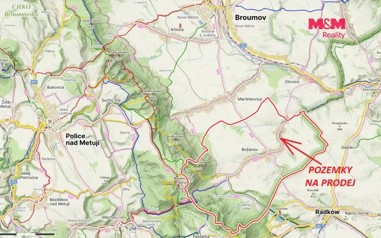 Prodej pozemku pro bydlení, Božanov, 2148 m2