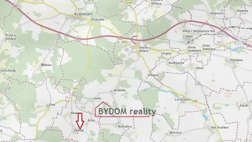 Prodej pozemku pro bydlení, Skapce, 862 m2