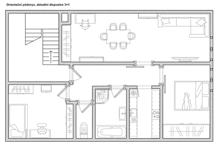Prodej bytu 3+1, Opava, Krnovská, 95 m2