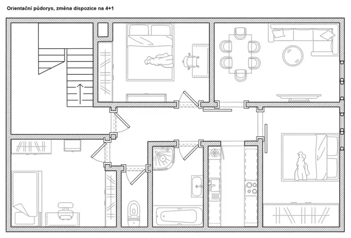Prodej bytu 3+1, Opava, Krnovská, 95 m2