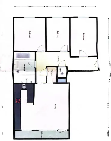 Pronájem bytu 4+kk, Praha - Zbraslav, Za Opusem, 99 m2