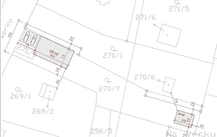 Prodej pozemku, České Budějovice, 846 m2