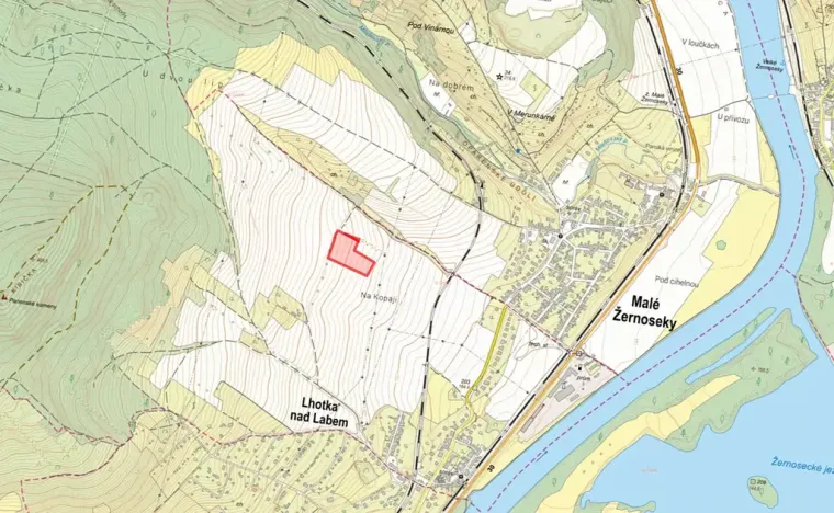 Prodej pole, Lhotka nad Labem, 4697 m2