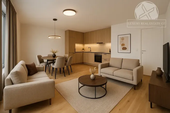 Prodej bytu 2+kk, Praha - Vysočany, V Předním Hloubětíně, 61 m2