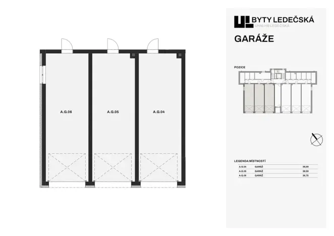 Prodej bytu 3+kk, Havlíčkův Brod, Ledečská, 77 m2