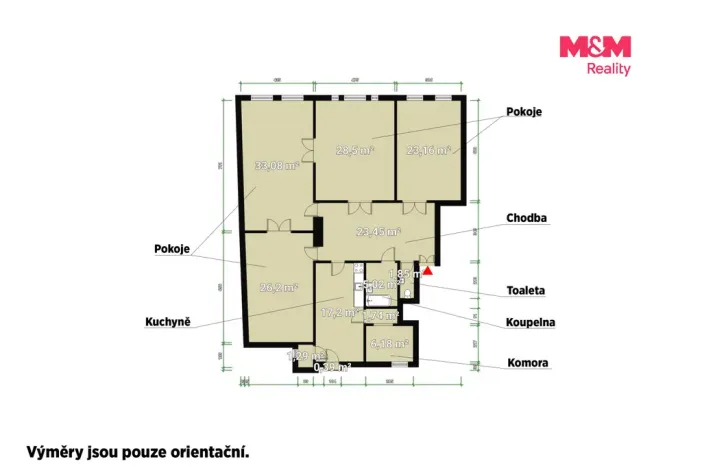 Pronájem kanceláře, Plzeň - Vnitřní Město, Bedřicha Smetany, 160 m2