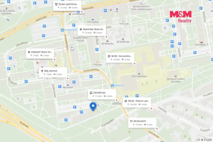 Prodej garáže, Praha - Chodov, Radimovická, 20 m2