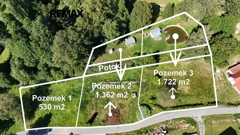Prodej pozemku pro bydlení, Opatovec, 1362 m2