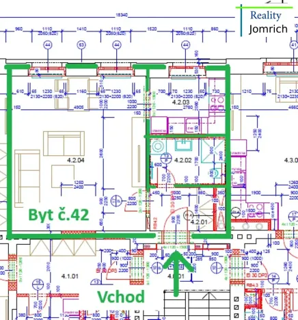 Pronájem bytu 1+1, Liberec, Moskevská, 41 m2