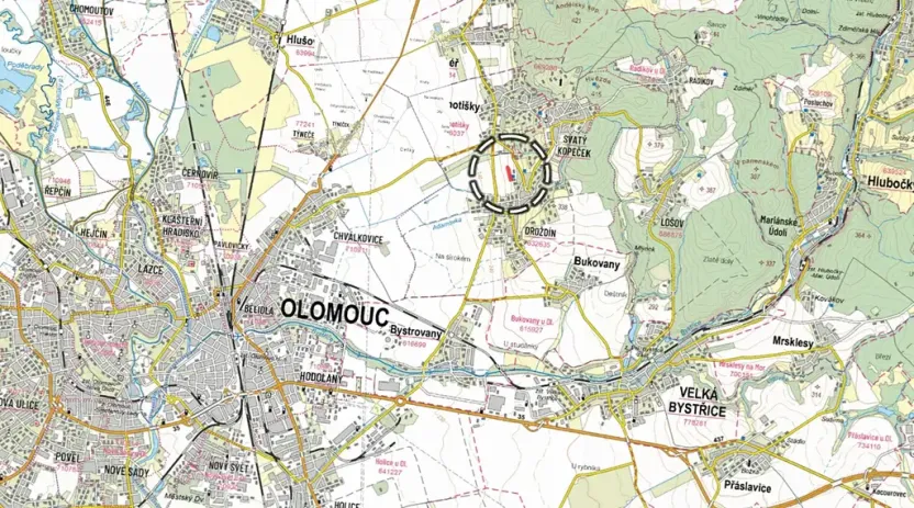 Prodej pole, Olomouc, 4633 m2